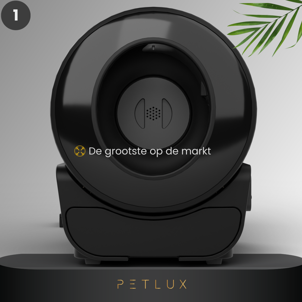 Petlux V3 Automatische Kattenbak Zwart