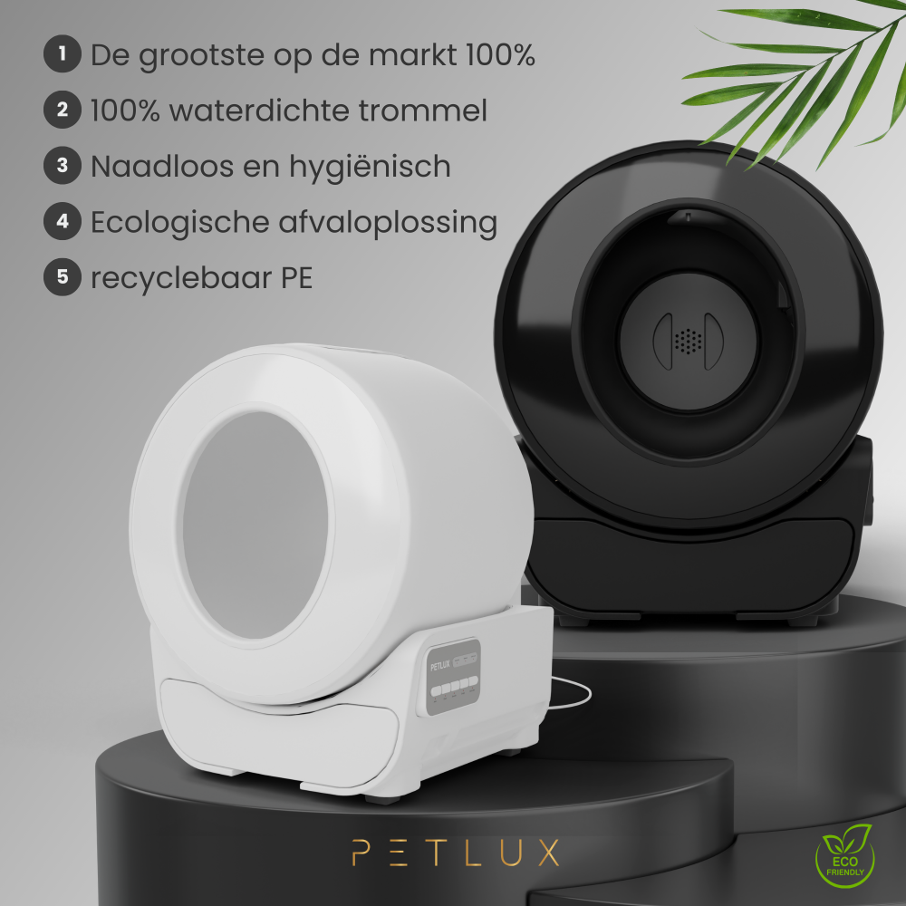 Petlux V3 Automatische Kattenbak Wit