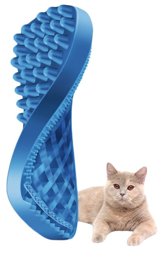 Pet+Me Cat Hair Brush Kort haar Blauw