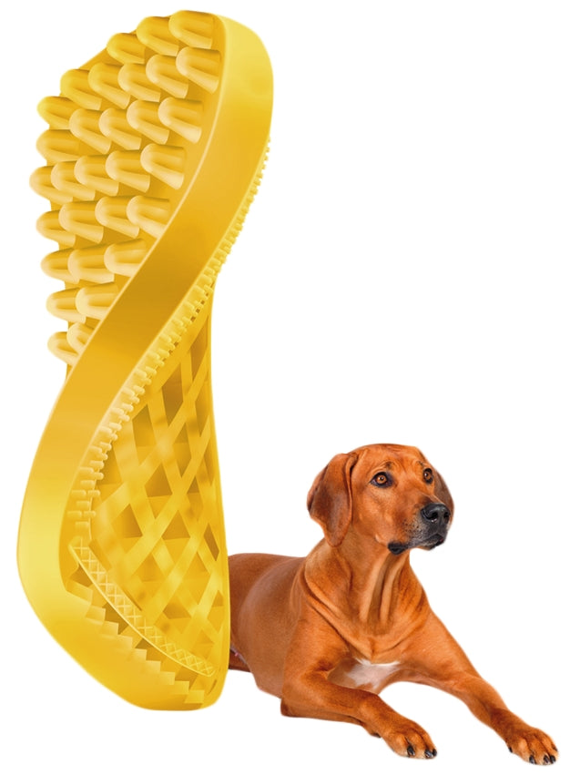 Pet+Me Dog Hair Brush Kort haar Geel