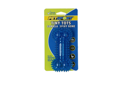 Petsport Tiny Tots Gorilla Spiky Bone Assorti