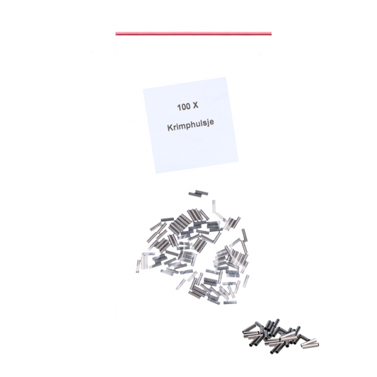 Krimphulzen t.b.v. bevestigingsdraad (100 st)