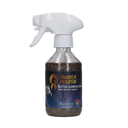 Paardenpraat TV Glitter Glamour Spray Regenboog