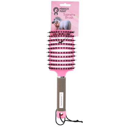 Paardenpraat Horse Supreme Borstel Roze