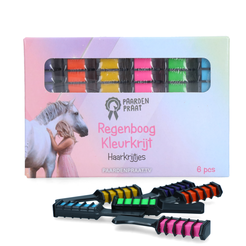 Paardenpraat Regenboog Kleurkrijt