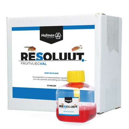 Resoluut Fruitvliegval 12 vallen