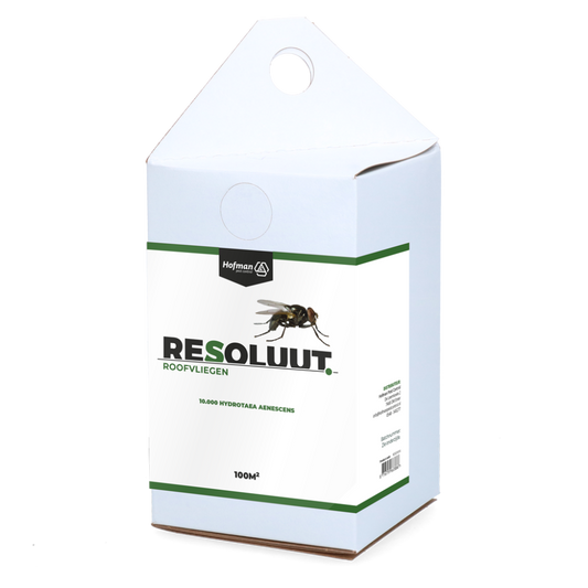 Resoluut Roofvliegen 100m2