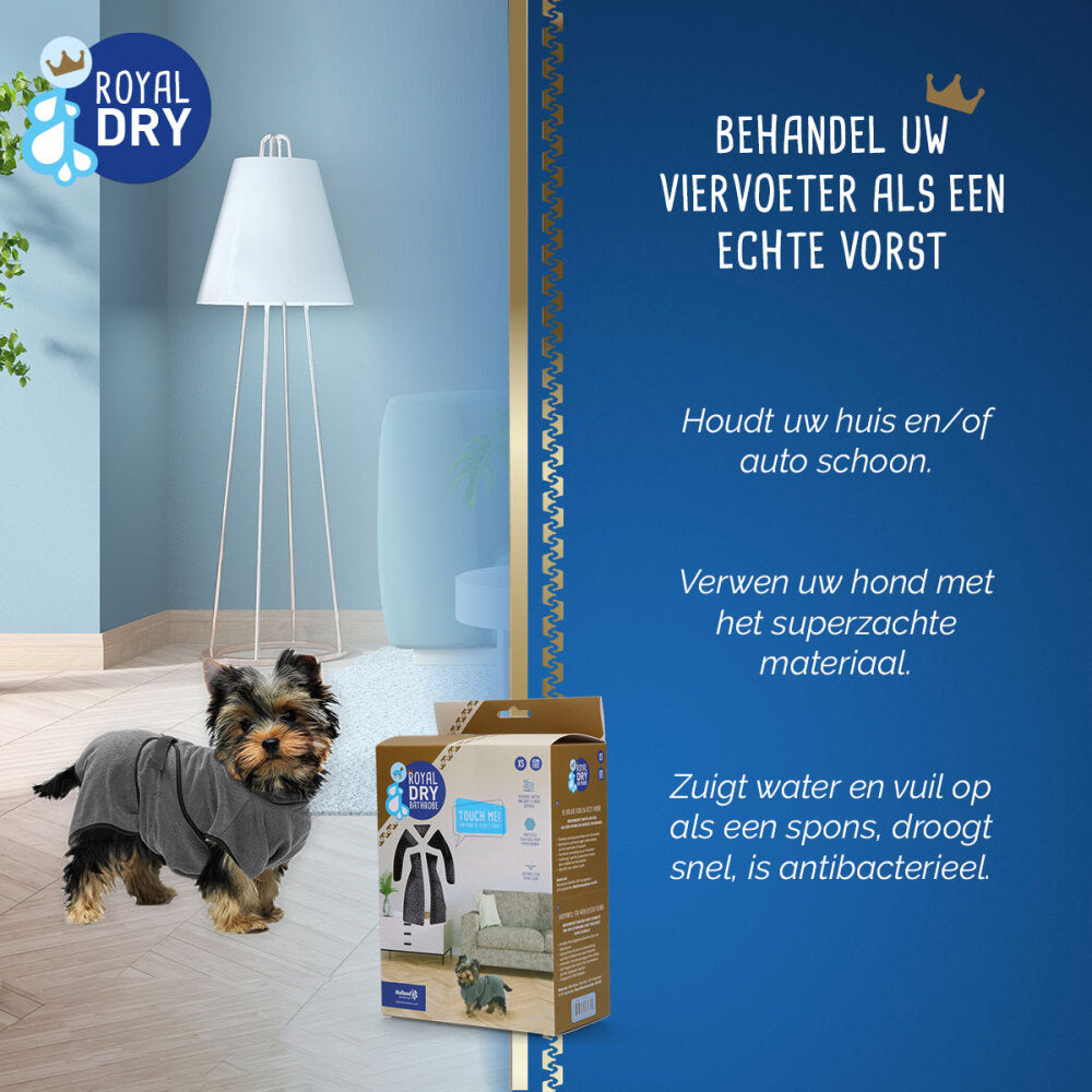 Royal Dry Badjas Voor Honden XS