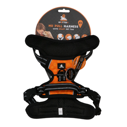 Spotted! Pro No Pull Harnas Oranje XS
