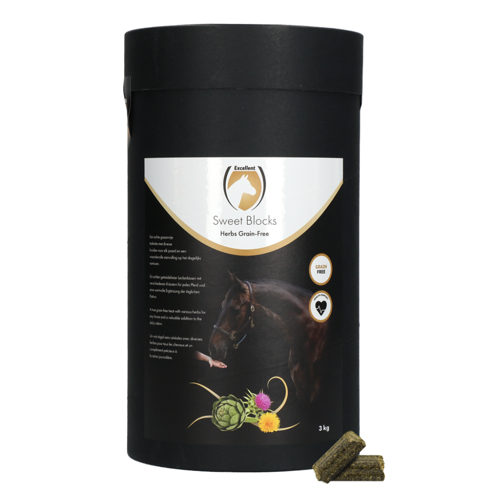 Excellent Horse Sweet Blocks Grain-Free Herbs 3 kg