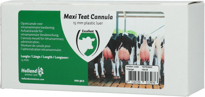 Maxi Plastic Tepelcanule 15 mm luer