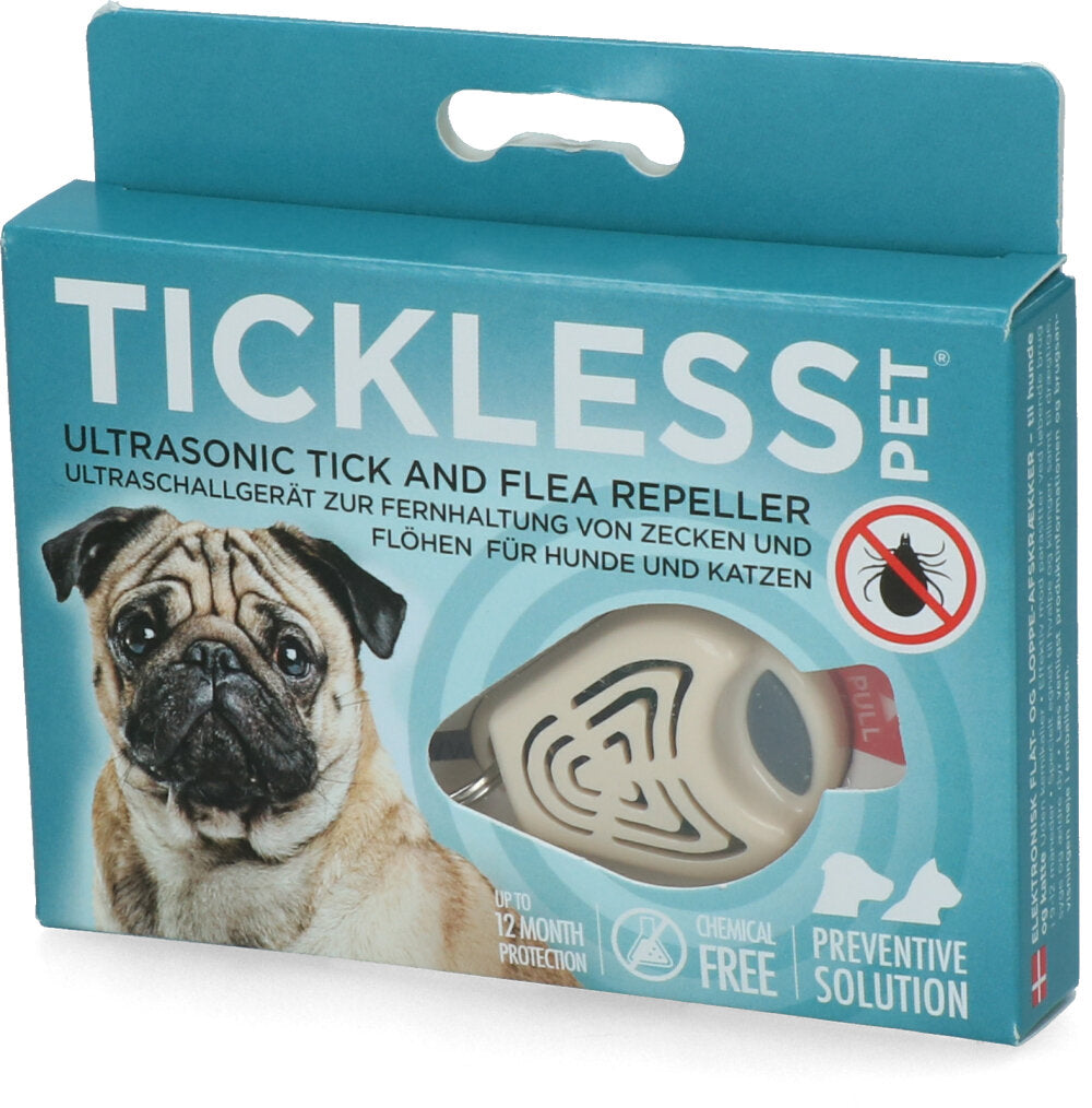 Tickless Pet minimaal 6 maanden bescherming Beige