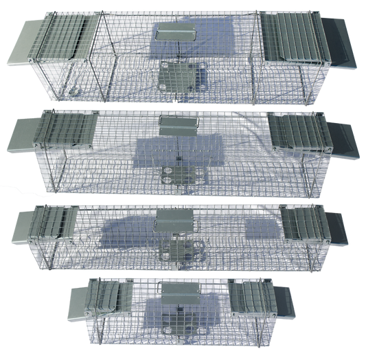 Doorloopval rat, marter, bunzing 102x17x20cm