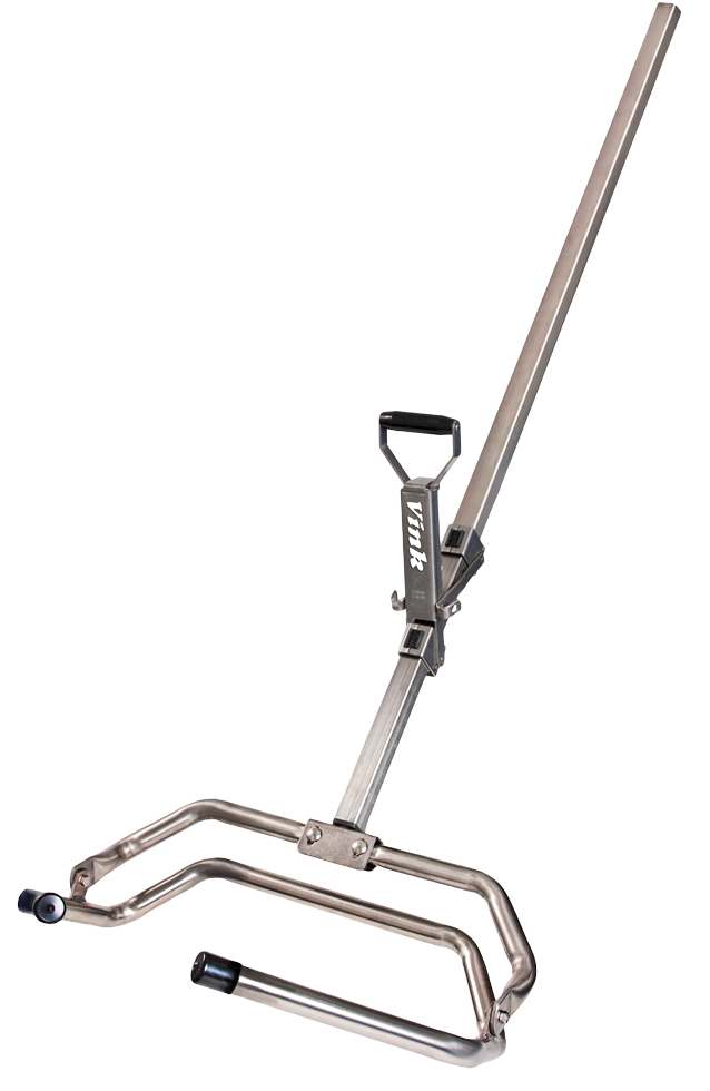 Veeverlosser standaard met krachtmeting 180cm