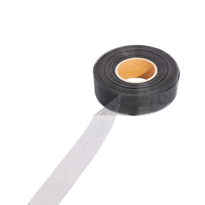 Ventilatieband RVS Zwart 30m x 5cm