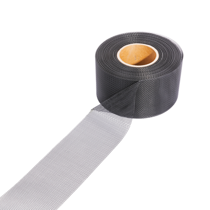 Ventilatieband RVS Zwart 30m x 5cm