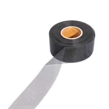 Ventilatieband RVS Zwart 30 m x 8 cm