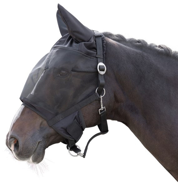 Halster met geïntegreerd vliegenmasker Pony