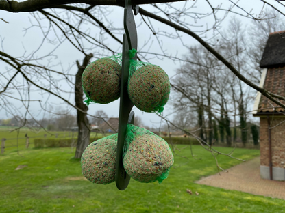 Voerstation vogel, voor ophangen mezenbolletjes