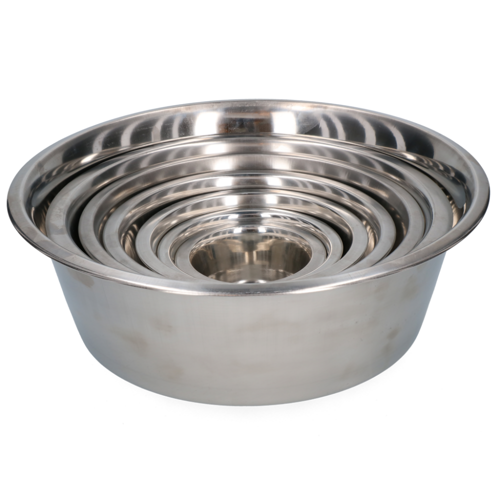 Voer- & Drinkbak RVS Ø 13 cm