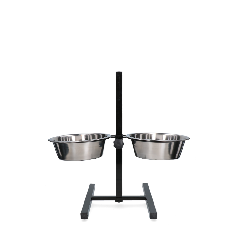 Voer en drinkbak RVS T-standaard Ø 21 cm (1,75 l)