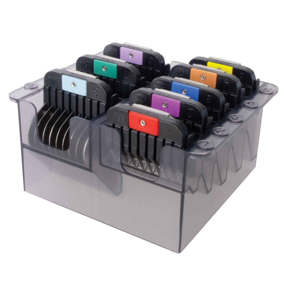 Wahl RVS opzetkammen 8-Pack