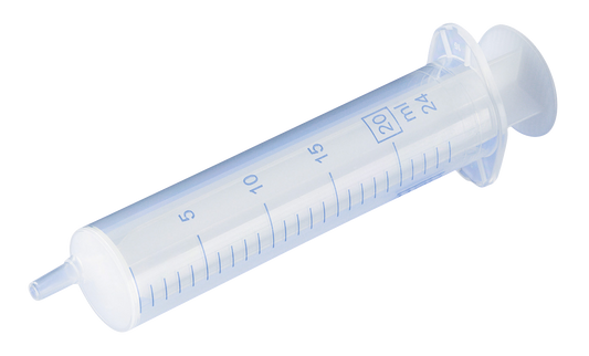 Wegwerpspuit 2-delig Luer Lock 20 ml