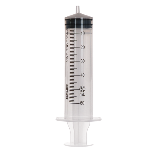 Wegwerpspuit 3-delig Luer Lock 50 ml