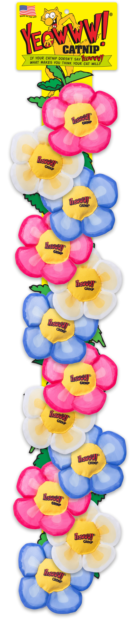 Yeowww! Display Strip Daisy's Flower Top 12 st.