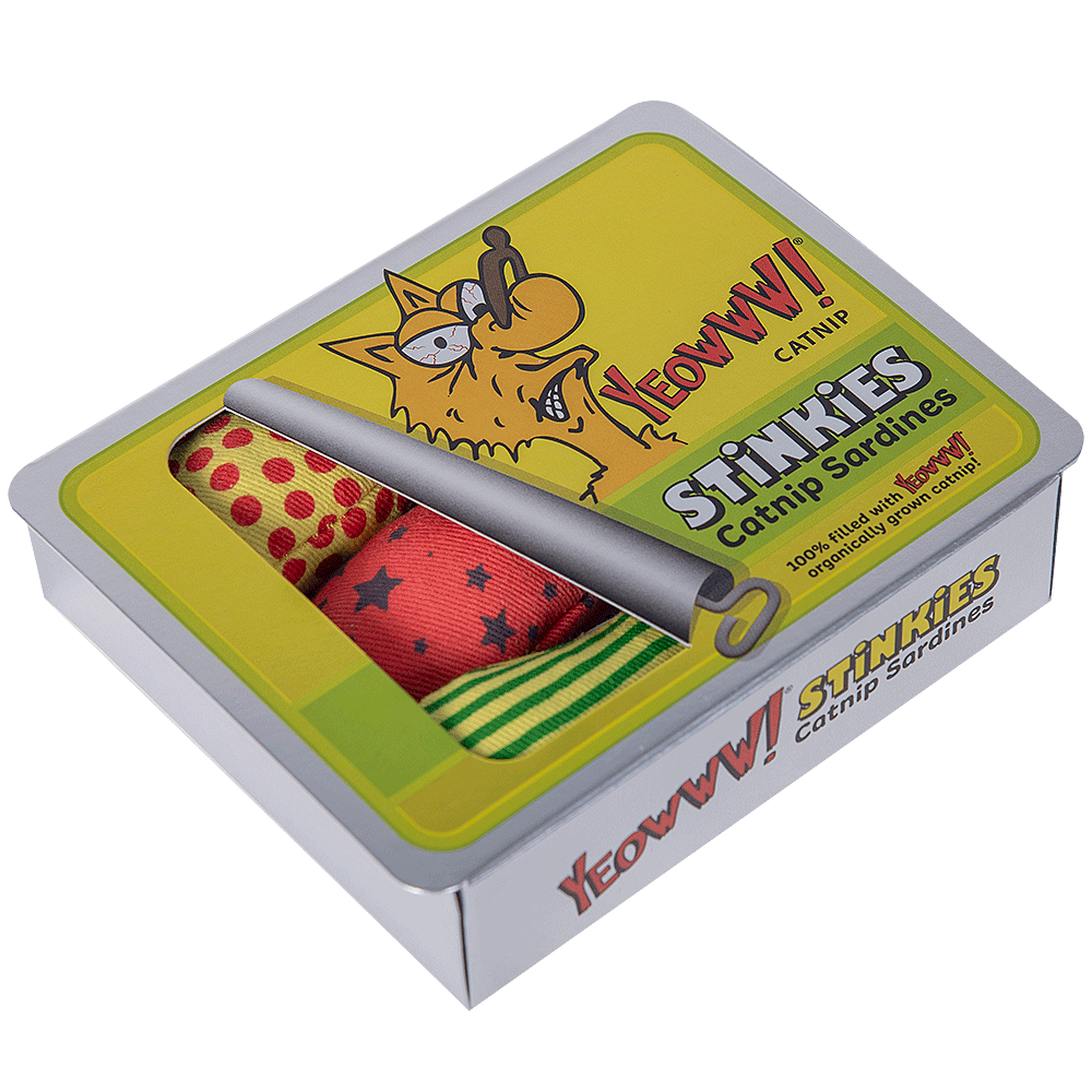 Yeowww! Stinkies Catnip Sardines Trio