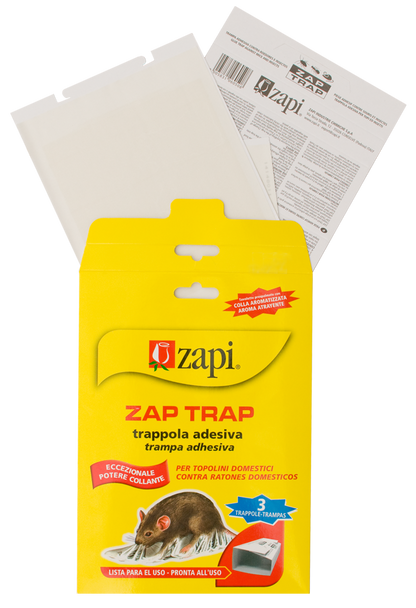 Zapi Zap Trap lijmval voor muizen en insecten 15x21cm