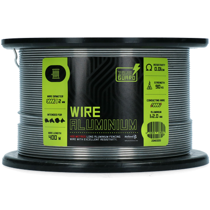 ZoneGuard Draad Basic aluminium 2 mm 400 m