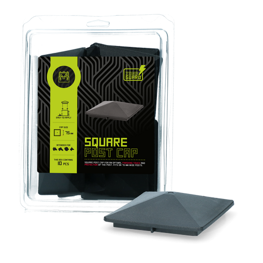 ZoneGuard Vierkant paalkapje 75 mm