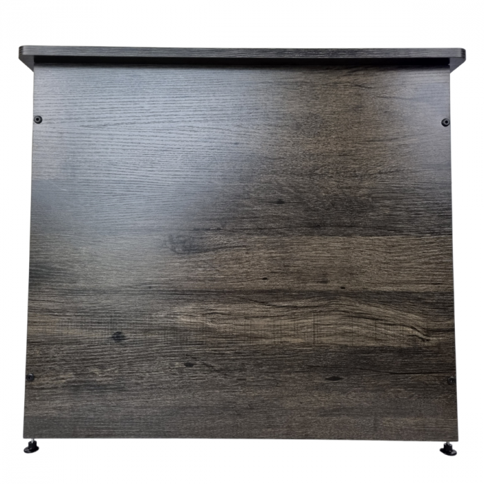 Topmast FurNiture Hondenbench - Donkergrijs - Met Benchmat - 98 x 65 x 68 cm
