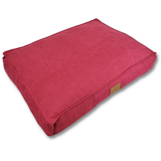Topmast Hondenkussen - Velours Soft Serie - Fuchsia - Maat XL - 116 x 84 x 21 cm