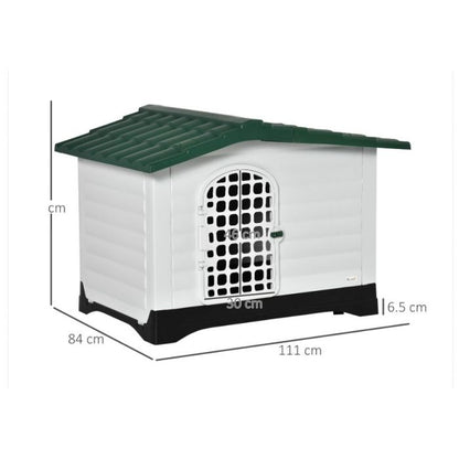 Topmast Hondenhok kunststof Rooftop - weersbestendig Large 111 x 84 x 80 cm