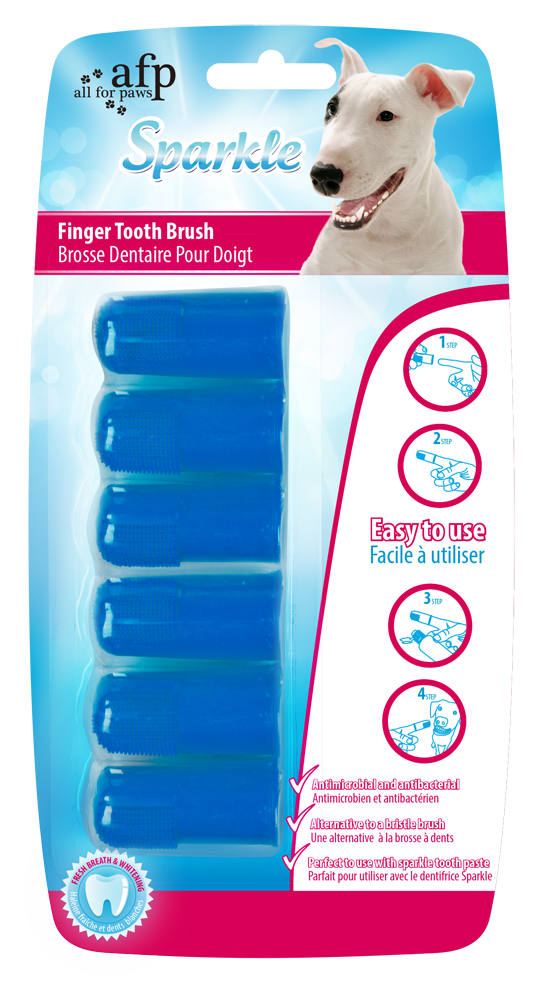 AFP Sparkle Finger Brush (6pack)