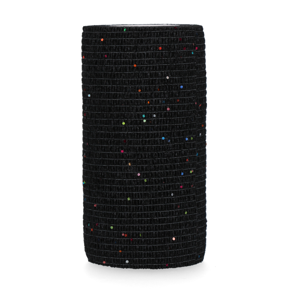 Bandage Animal Zwart Glitter 10 cm