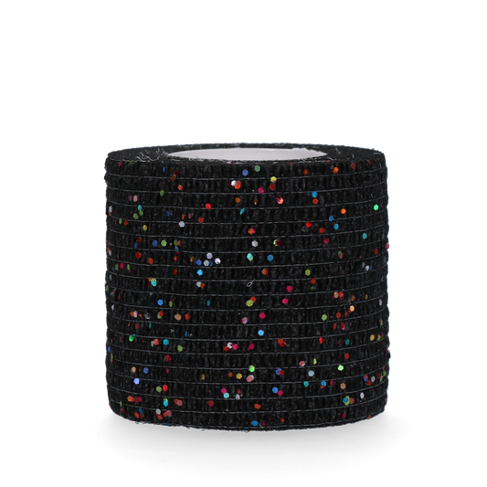 Bandage Animal Zwart Glitter Profi 5 cm