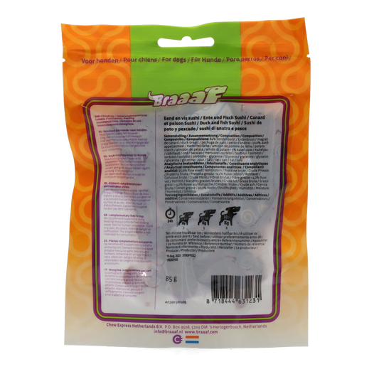 Braaaf Soft Snack Tonijnstick met wortel en sperzieboon