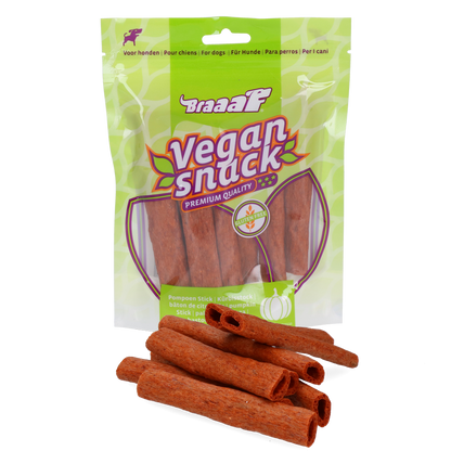 Braaaf VEGAN snack pompoen stick 80 g