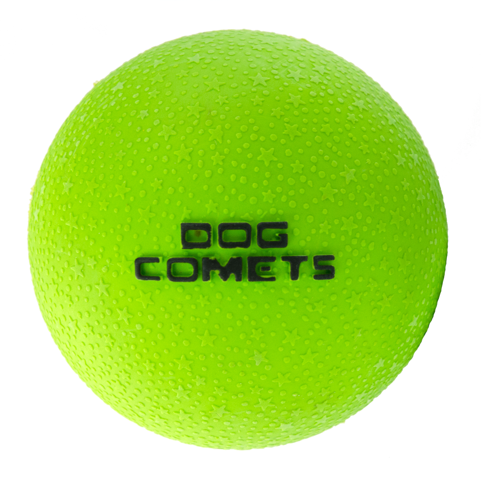 Dog Comets Ball Stardust Groen M 2-pack