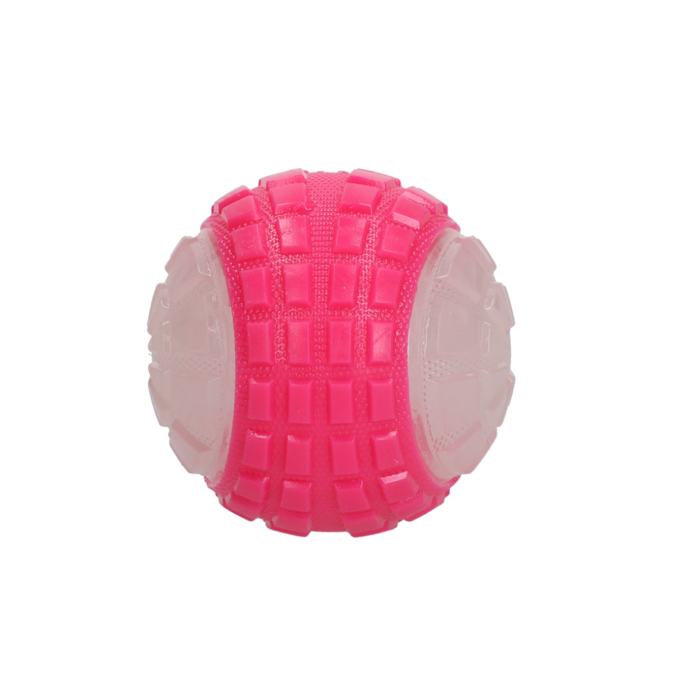 Dog Comets Glow in the Dark Moon Pink S