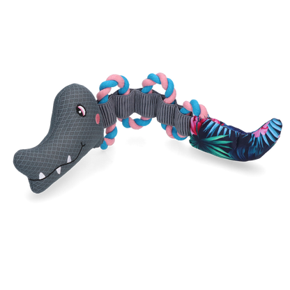 CoolPets Pull me! Crocky rope (Flamingo)