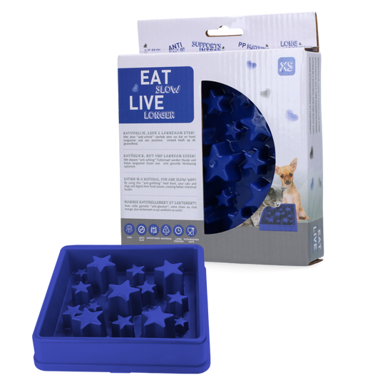 Eat Slow Live Longer Star Blue XS