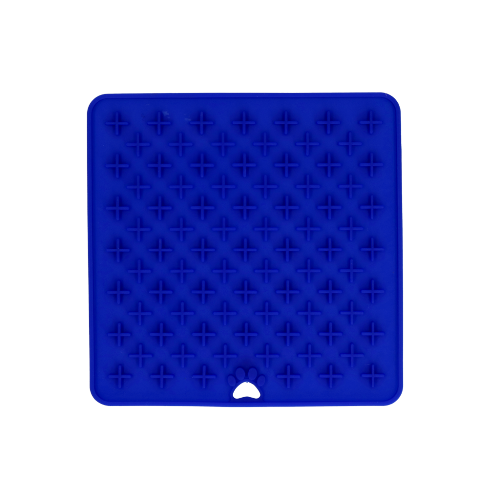 Eat Slow Live Longer Lick Mat Cross Rood