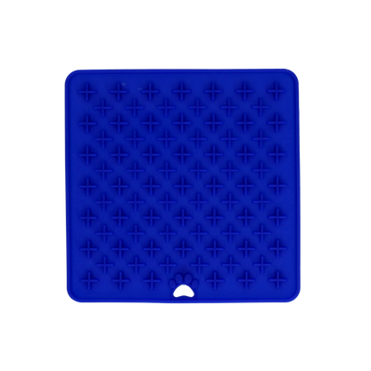 Eat Slow Live Longer Lick Mat Cross Rood