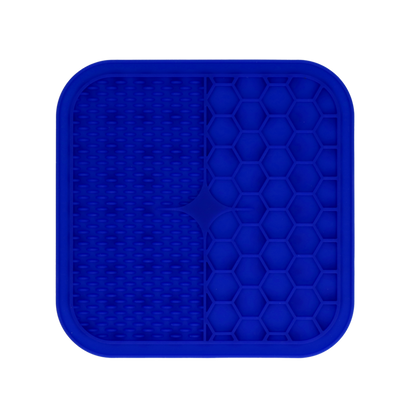Eat Slow Live Longer Lick Mat Duo M Blue