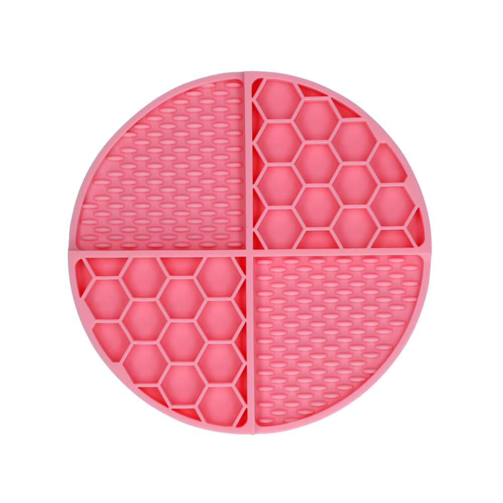 Eat Slow Live Longer Lick Mat Dimensions Circle  Red