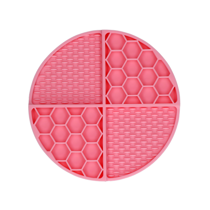 Eat Slow Live Longer Lick Mat Dimensions Circle  Red